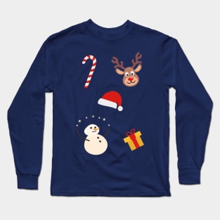Xmas Decorations | Gift Ideas | Christmas Party Long Sleeve T-Shirt